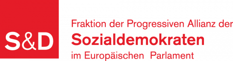 El logo del S&D en blanco (DE)